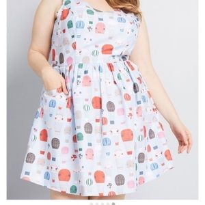 NWT Modcloth Air of adorable hot air balloon dress